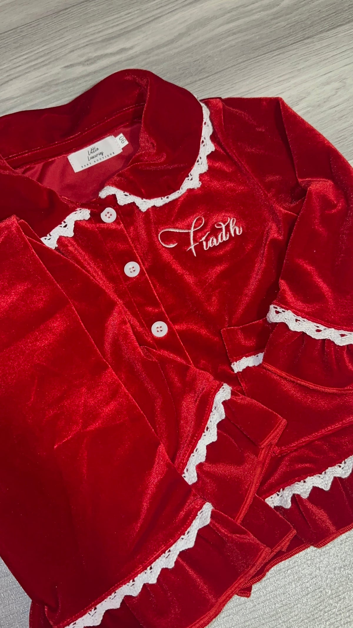 Personalised Girls Christmas Pyjamas 2026