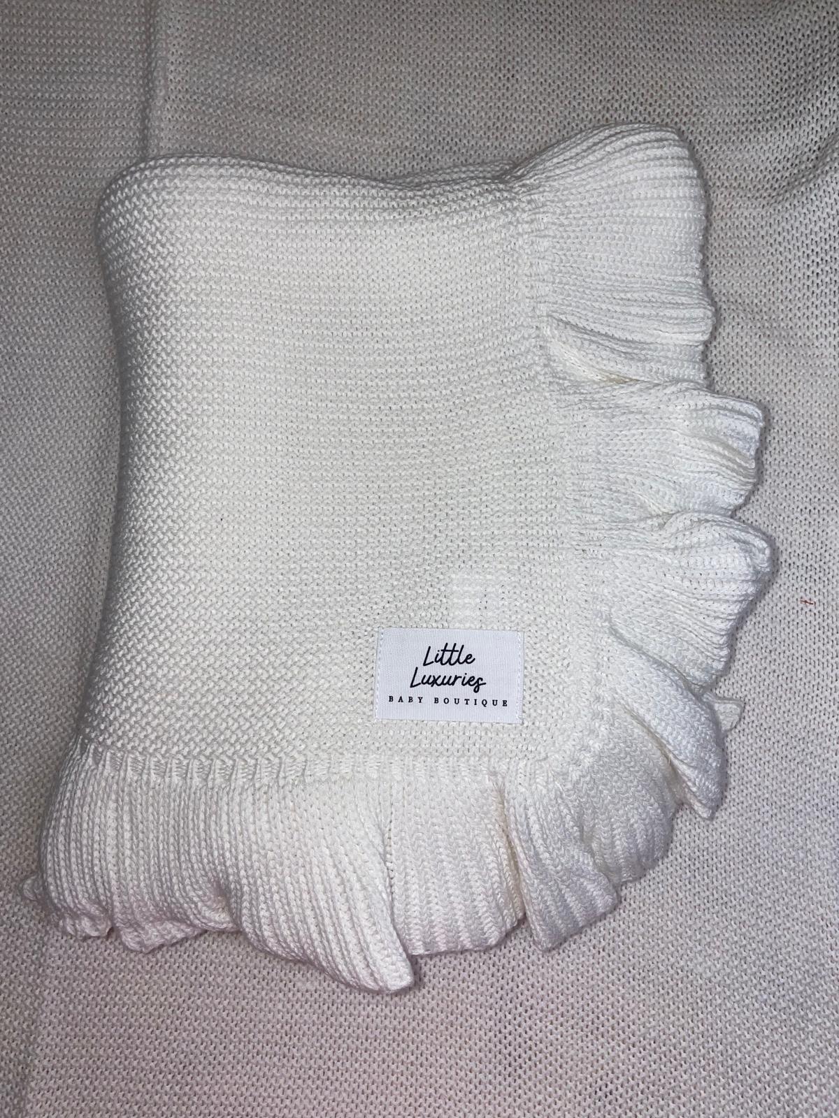 Cotton Blanket - Frilly Edge