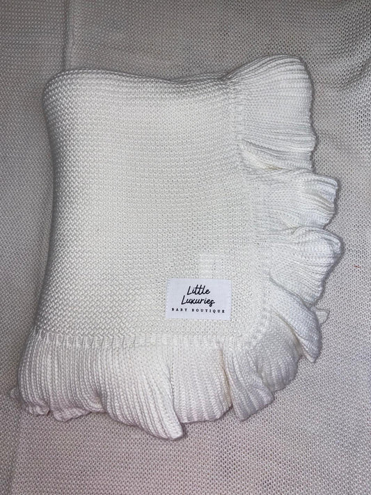 Cotton Blanket - Frilly Edge