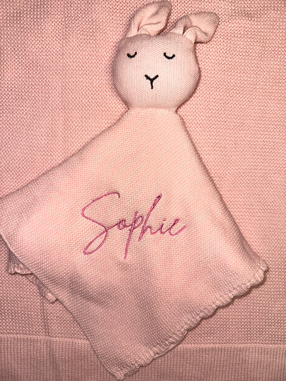 Personalised Teddy Comforter