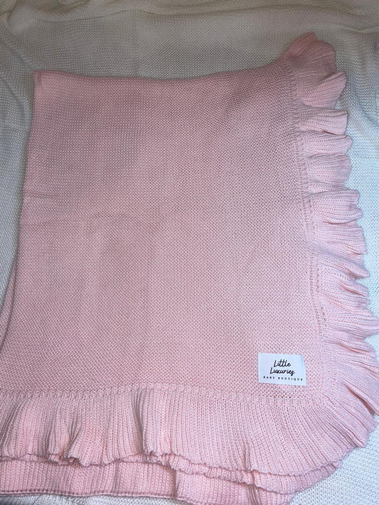 Cotton Blanket - Frilly Edge