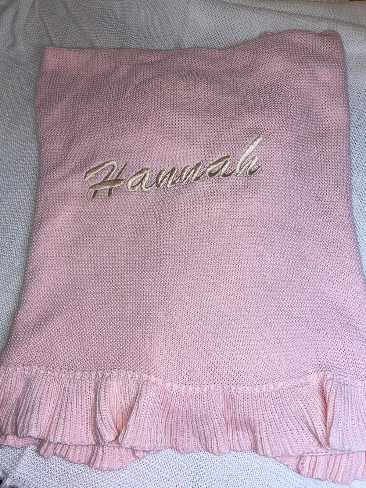 Cotton Blanket - Frilly Edge