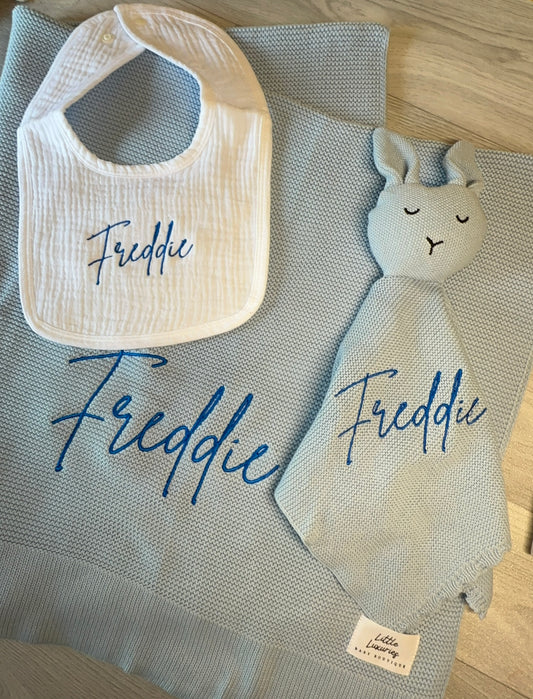 Personalised Bib Straight Edge
