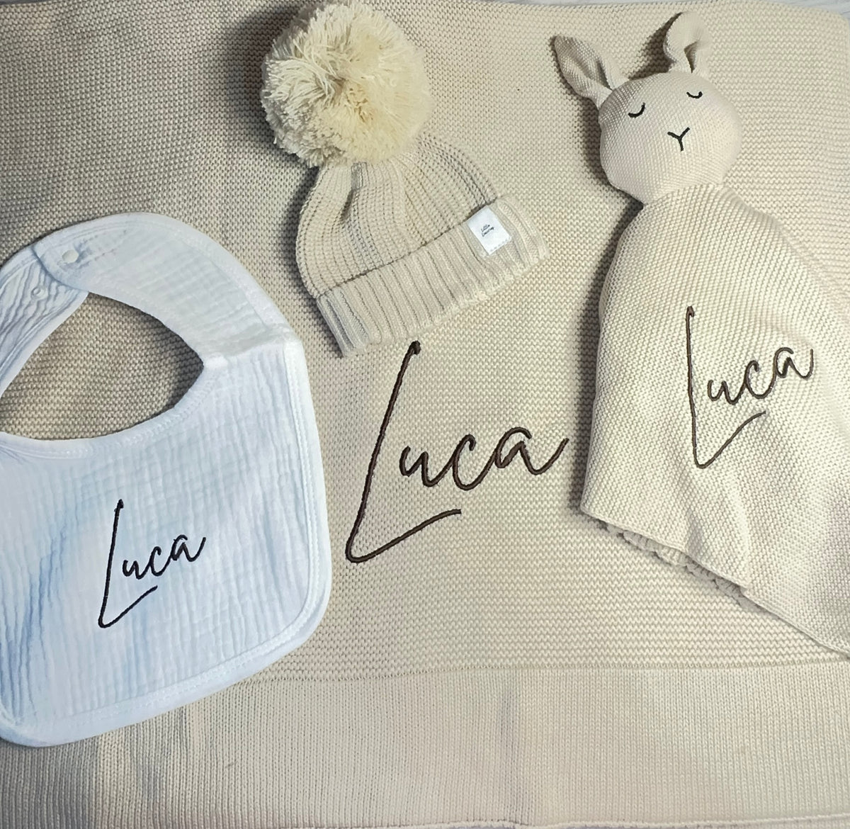 Personalised Bib Straight Edge