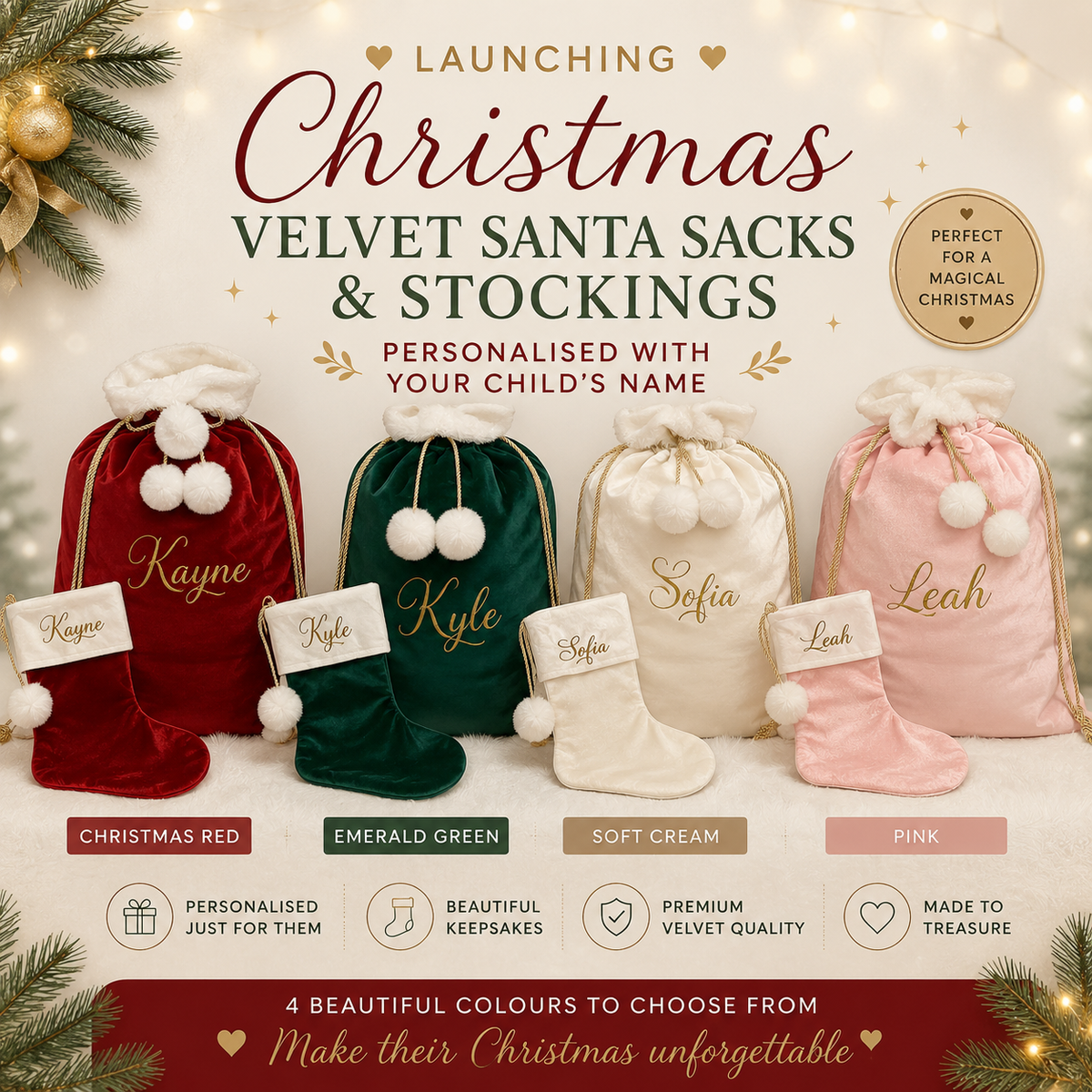 Personalised Christmas Sack