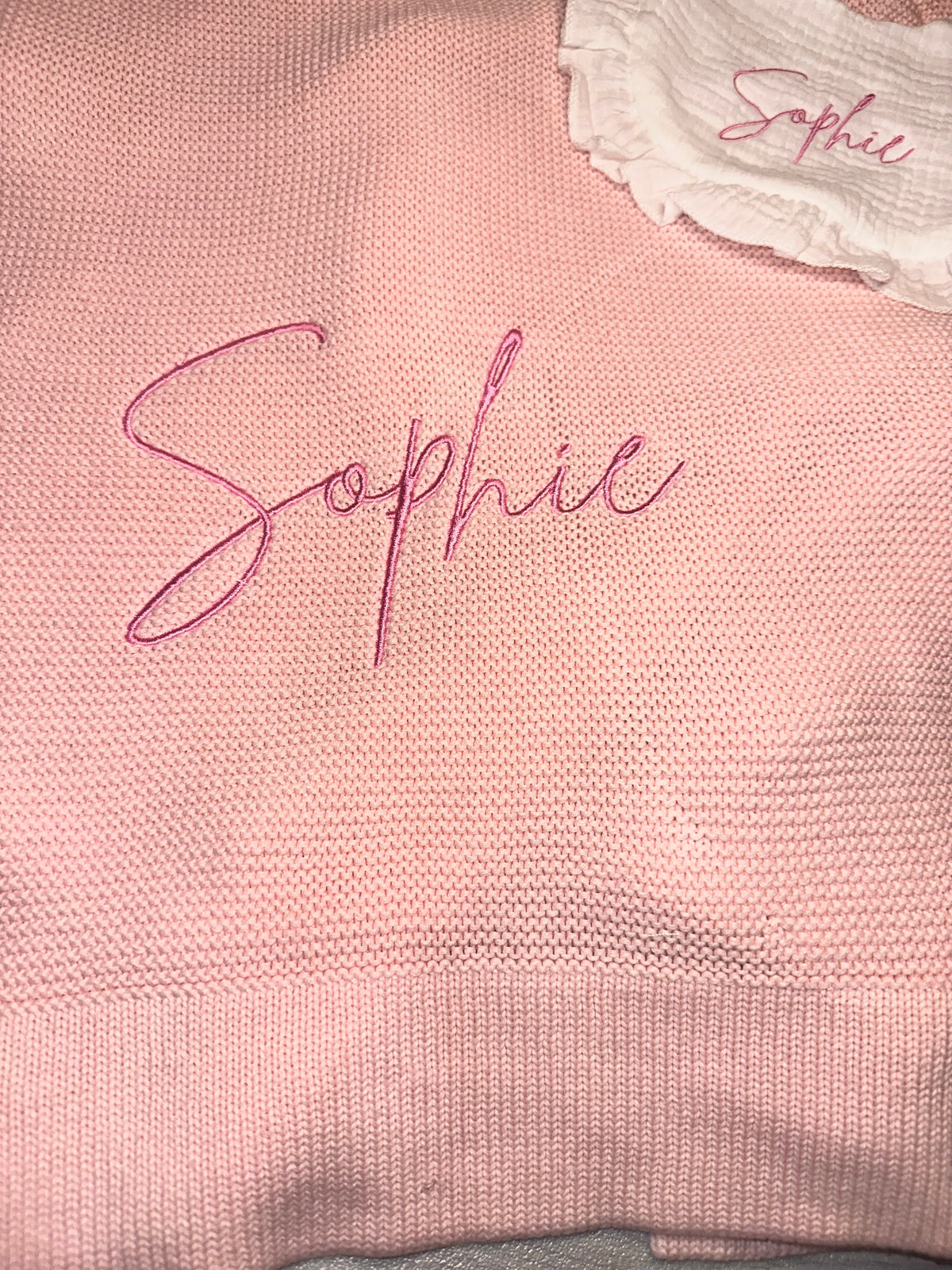 Personalised Blanket - Straight Edge