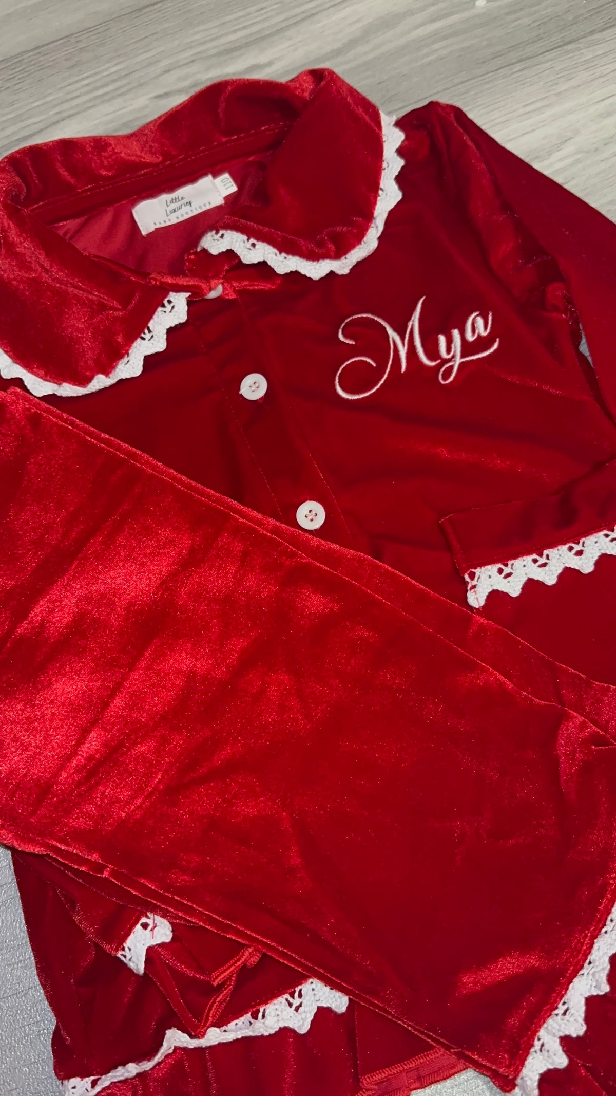 Personalised Girls Christmas Pyjamas 2026