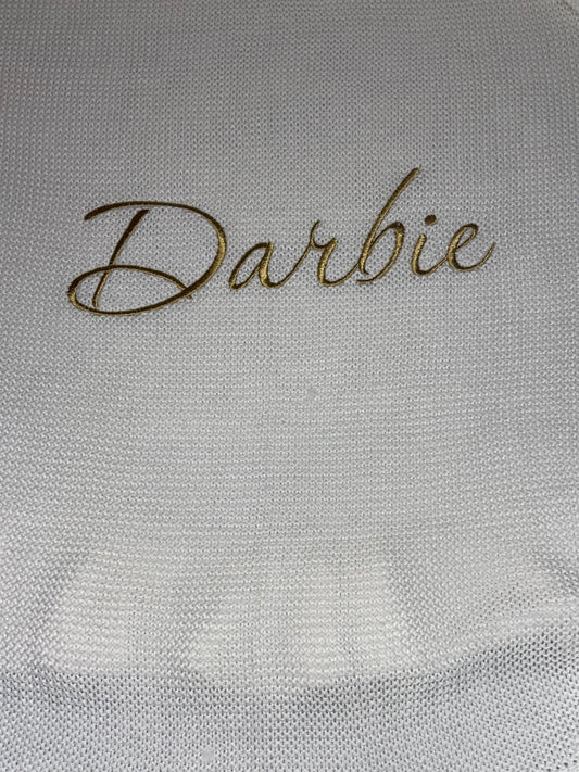 Personalised Blanket - Frilly Edge